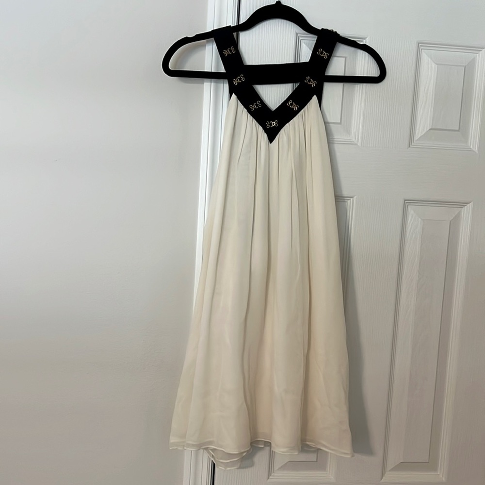 Jay Godfrey White Chiffon Mini Dress Size 2